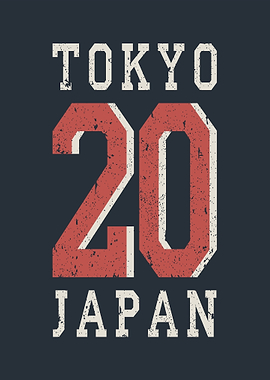Tokyo 2020 Japan Graphic