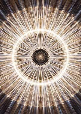 Abstract Radial Light Burst