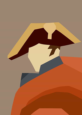 Minimalist Napoleon Portrait