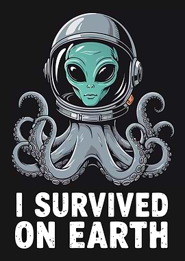 Alien Octopus Astronaut Survives Earth