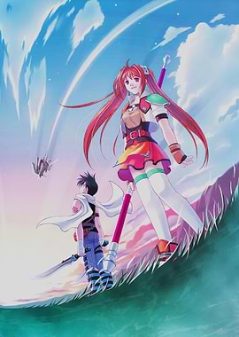 trails in the sky