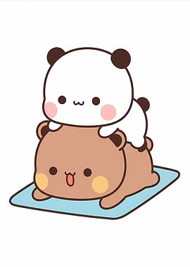 Cute Panda and Bear Characters