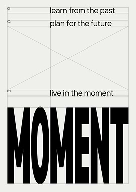 Moment Text Art