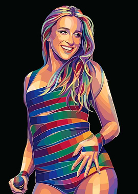 Pop Art Portrait of a Tate McRae