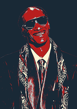 Snoop Dogg Pop Art Portrait