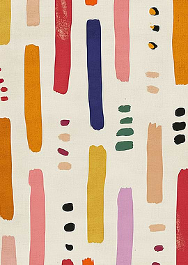 Abstract Brushstroke Pattern