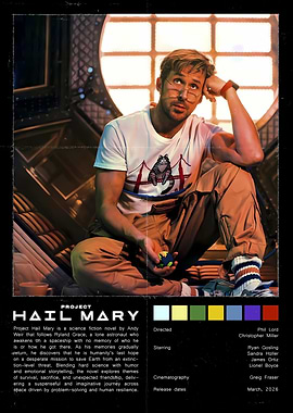 Ryan Gosling in Project Hail Mary Poster