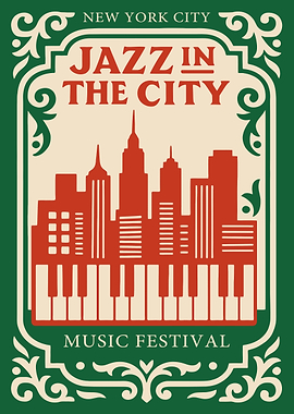 Jazz in the City Music Festival Poster