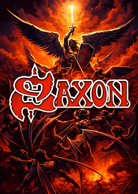 Saxon Angel Fighting Demons