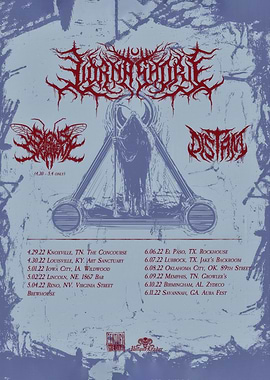 Death Metal Tour Poster