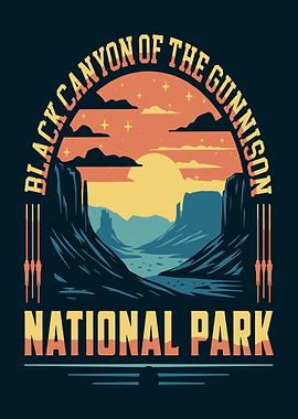 Black Canyon of the Gunnison National Park Poster