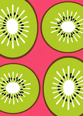 Kiwi Slices Pattern