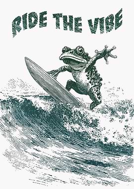 Frog Surfing 'Ride The Vibe'