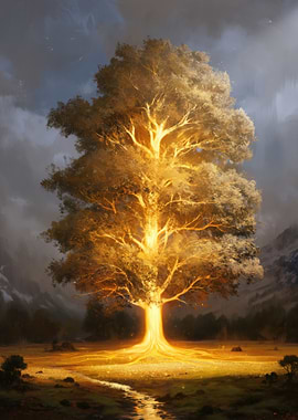 Glowing Tree of Life