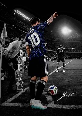 Lionel Messi in Action on the Field