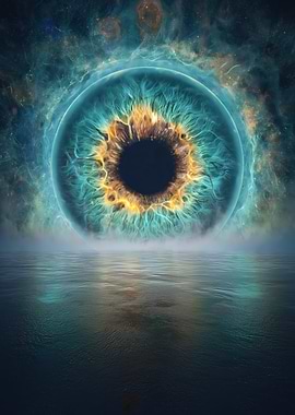 Cosmic Eye Reflection