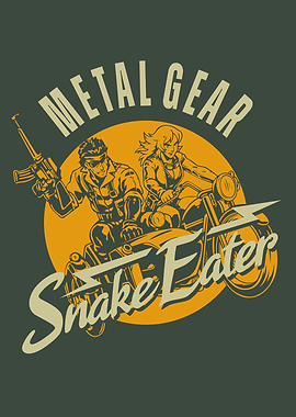 Metal Gear Solid Snake Eater Motorcycle Art
