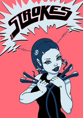 The Strokes girl with tools