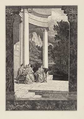 Classical Courtyard Gathering