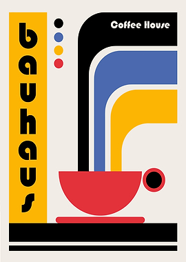 Bauhaus Coffee House Poster