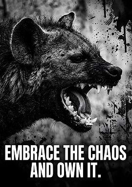 Hyena Embracing Chaos