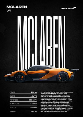 McLaren W1 Supercar