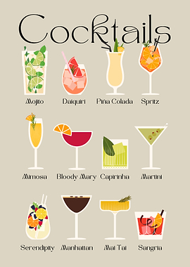 Cocktail Illustrations
