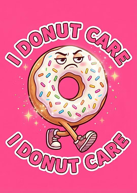 I Donut Care Donut Walking