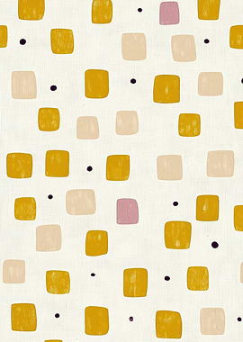 Retro Geometric Pattern with Dots