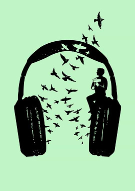 Headphone - Wood Block