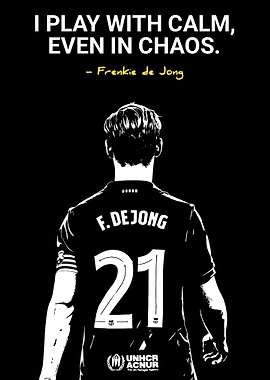 Frenkie de Jong Quote Poster