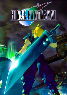 Final Fantasy VII Cloud Strife Poster