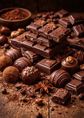 Assortment of Dark Chocolate Delights