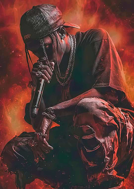 Travis Scott Performing