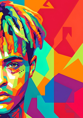XXXTentacion Pop Art Portrait
