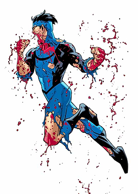 Invincible Covered in Blood