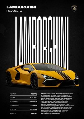 Lamborghini Revuelto Poster