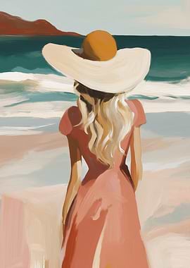 'Serenity by the Shore' An Impressionist Summer Painting