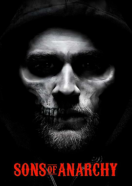 Sons of Anarchy Skull Poster