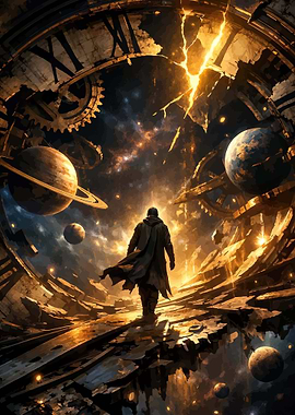 Cosmic Traveler in a Ruined Clockwork Universe