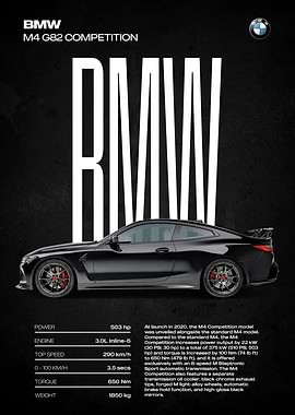 BMW M4 G82 Competition Car