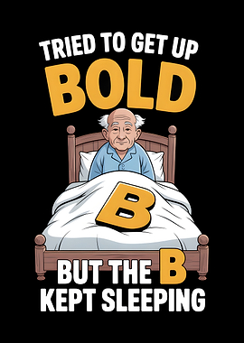 Funny old man in bed with B