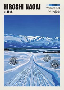 Hiroshi Nagai Winter Landscape