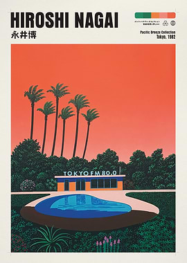 Hiroshi Nagai Tokyo FM 80.0 Poster
