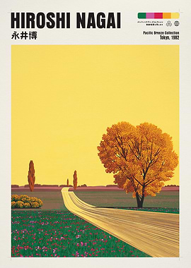 Hiroshi Nagai Autumn Landscape