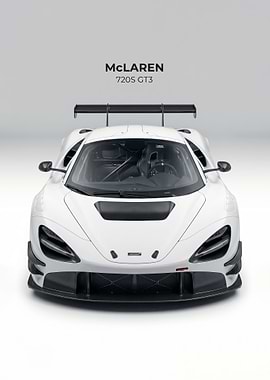 McLaren 720S GT3 Race Car poster