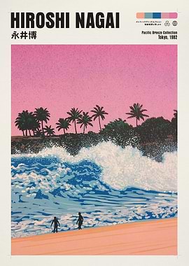 Hiroshi Nagai Beach Scene