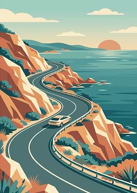 Scenic Coastal Road Trip