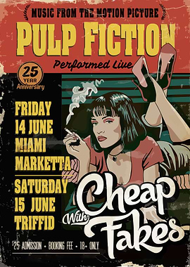 Pulp Fiction Live Music Poster