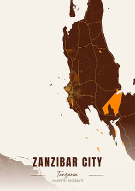 Zanzibar City Map